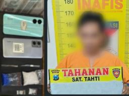 Terduga Pelaku Pengedar Narkoba 21 Poket Sabu Diringkus