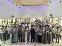 Polres Kediri Roadshow Edukasi Bahaya Narkoba ke Sekolah