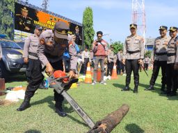 Hadapi Ancaman Hidrometeorologi Polisi Siapkan Personel Tangguh
