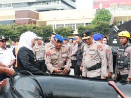 Hadapi Cuaca Ekstrem Kapoda Jatim Bersama Gubernur Tinjau Kesiapan Alat Mitigasi Bencana