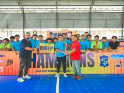 Squdra Kunci Gelar Juara Liga Futsal Surabaya 2025 Divisi Satu