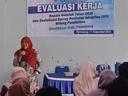 Dindikbud Pemalang Gelar Evaluasi Kerja Kepala Sekolah SMP