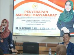 Serap Aspirasi, Lia Tekankan Penguatan Demokrasi Substansial Berbasis Pancasila