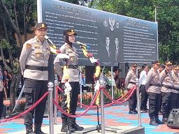 Polres Majalengka Gelar Upacara Farewell and Welcome Parade
