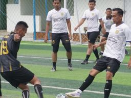 Adu Skil Sekaligus Jaga Kebugaran Petugas Rutan Pemalang Gelar Mini Soccer