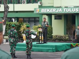 Danrem 084/BJ Pimpin Upacara, Bacakan Amanat Panglima TNI Awal Tahun 2026