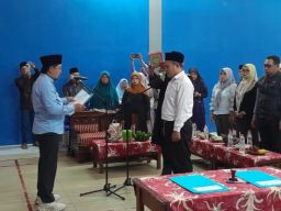 Pemdes Sangkanhurip Resmi Lantik Kepala Urusan Keuangan