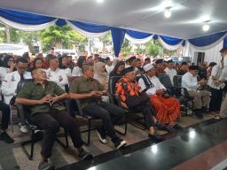 Santunan Anak Yatim Warnai Silaturahmi Pemuda Pancasila dan Gapeknas se-Jawa Timur