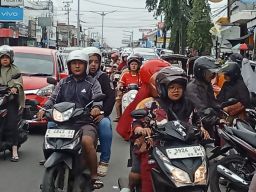 Jelang Lebaran Kawasan Sudirman Pemalang Padat Merayap