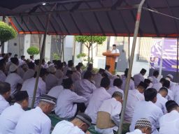 Khusyuk dan Terharu Menyelimuti Pelaksanaan Salat Idulfitri di Rutan Pemalang