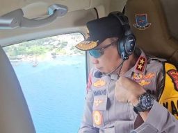 KRYD Kapolda Jatim Patroli Udara Pastikan Arus Balik Lebaran Aman Kondusif