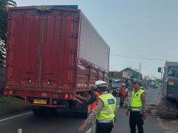 Perbaikan Jalan Jalur Pantura Sebabkan Antrean Panjang, Satlantas Polres Pemalang Pastikan Tidak Ada