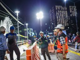 Respon Cepat PAM Surya Sembada Tangani Kebocoran Pipa Utama 1000mm di Kawasan Merr