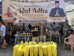 Tebar Kepedulian Saat Iduladha, Cak Yebe Pastikan Daging Kurban Tepat Sasaran ‎
