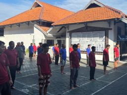 Tingkatkan Kebugaran dan Imunitas, Warga Binaan Lapas Kendal Ikuti Apel Pagi dan Senam Bersama