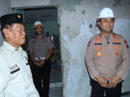 Polres Gresik Bedah Rumah Purnawirawan Polri di Driyorejo, Kado Hari Bhayangkara ke - 80