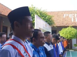 Menanamkan Nasionalisme dan Konsep "Here and Now", WBP Rutan Pemalang Ikuti Upacara Bendera