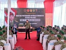 Menhan Sjafrie Tekankan Disiplin dan Kesiapsiagaan Prajurit Yonif TP 338 Majalengka
