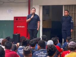 Rutan Surabaya Bangun Kebersamaan di Blok Chandrapura