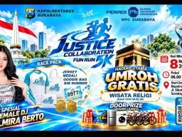 Fun Run 5K Surabaya Siapkan Hadiah Uang Tunai, Sepeda Listrik hingga Umrah Gratis
