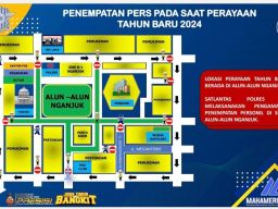 Malam ini, Polres Nganjuk Lakukan Rekayasa Lalu Lintas di Seputar Alun-alun