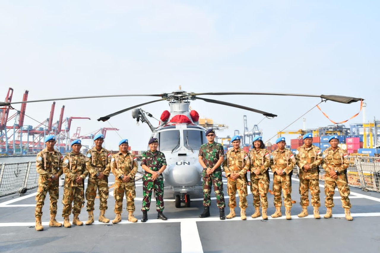 Pemberangkatan Satgas MTF Konga XXVIII-O UNIFIL TA 2023-2024