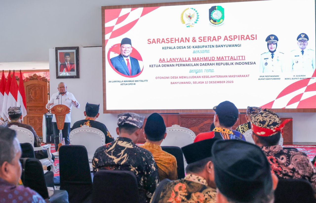 Ketua DPD RI Optimis Banyuangi Menjadi Kabupaten Andalan di Jatim