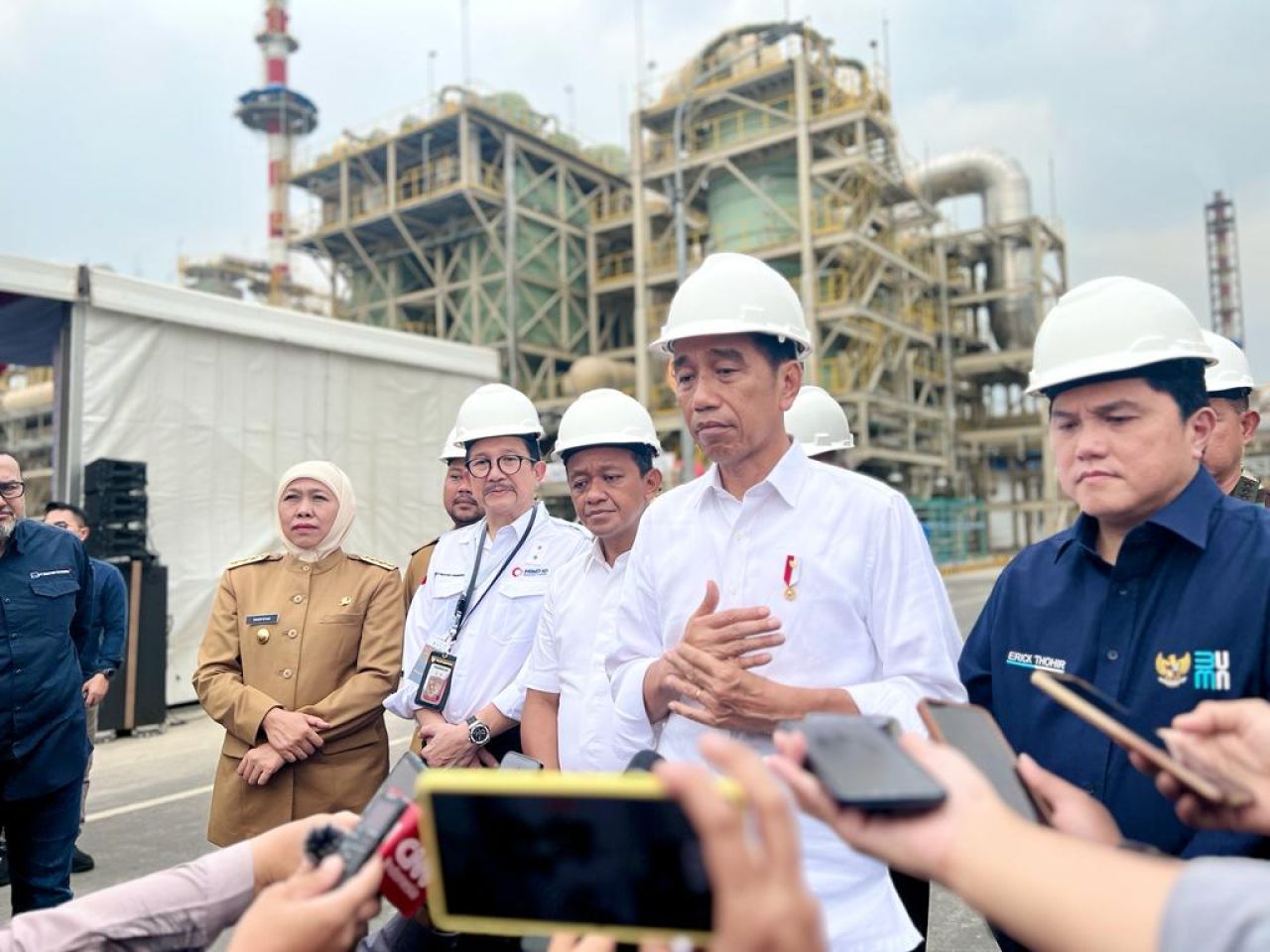 Ekspansi PT. Smelting di Gresik Diresmikan Presiden Jokowi