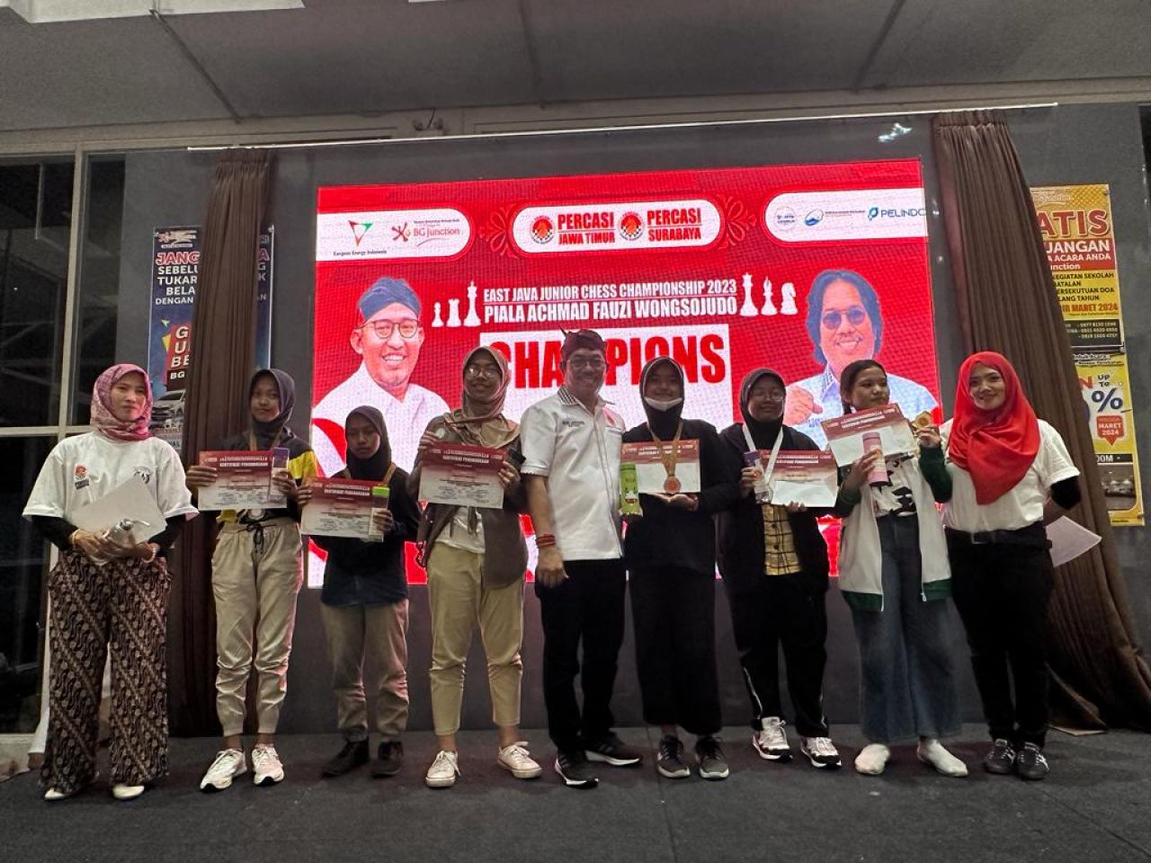 Gali Bibit Atlet Catur Jawa Timur, Bersama Pengprov Percasi Surabaya Gelar East Java Junior Chess Chamionship