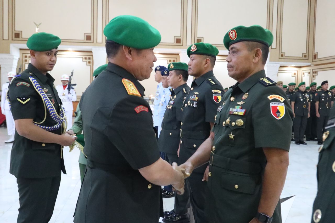 Prosesi serah terima jabatan Paliaison TNI-AU