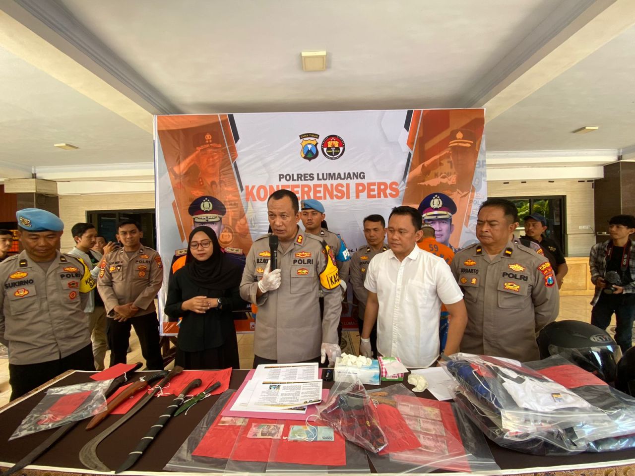 Polres lumajang Bekuk Komplotan Curanmor 33 TKP