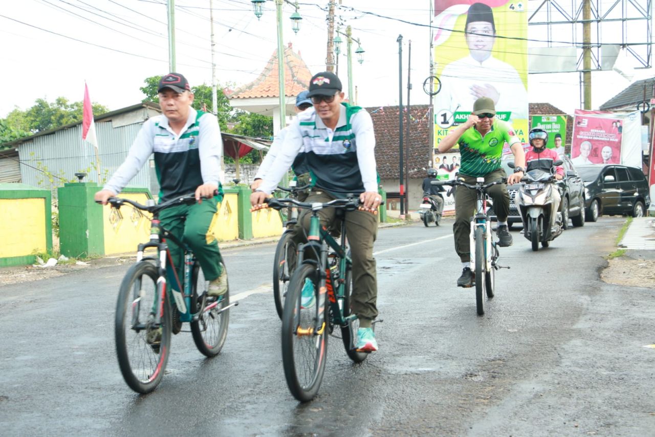 Dandim 0827 Gowes Santai Bersama Bupati Sumenep. Ini Rute yang Dilewati