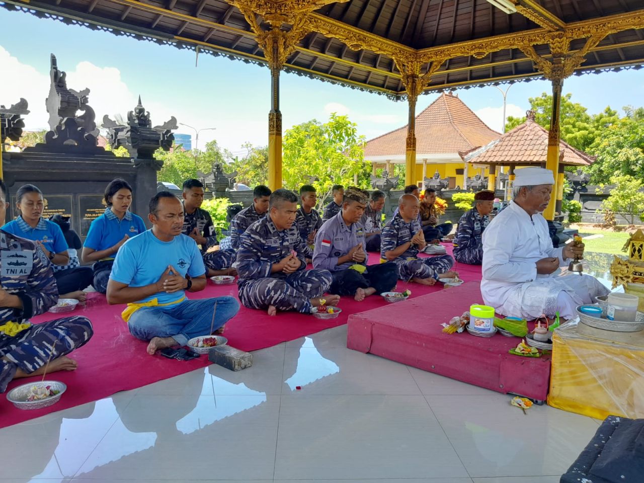 Wujud Rasa Syukur, Lantamal V Gelar Doa Bersama Menjelang Pergantian Tahun