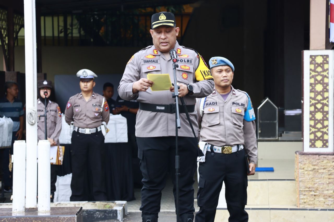 Pengamanan Malam Tahun Baru, Polres Pelabuhan Tanjung Perak Siagakan Ratusan Personil