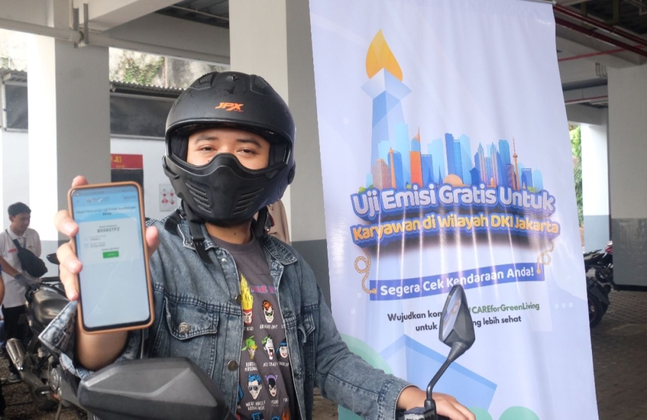 1000 Kendaraan Karyawan Ikuti Uji Remisi Gratis di Jakarta