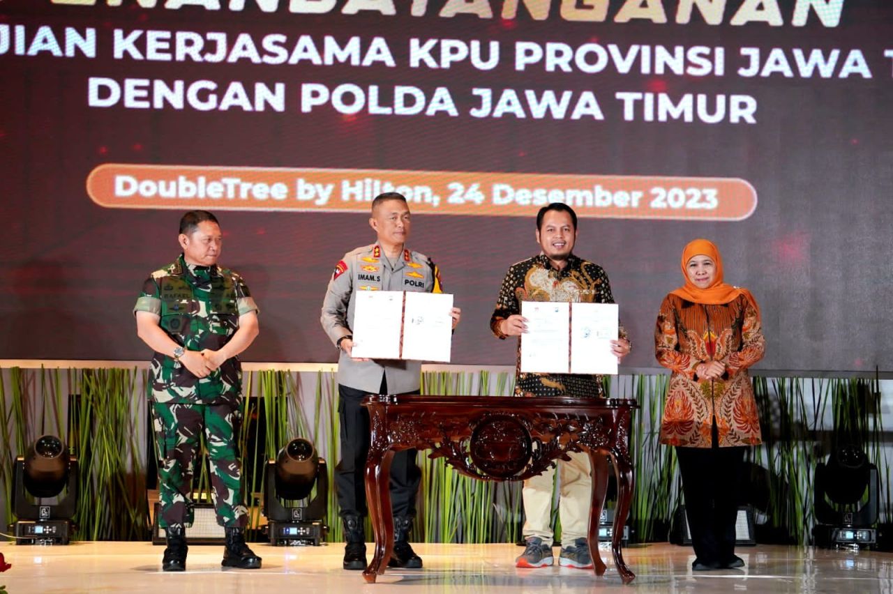 Gubernur Khofifah Buka Rapat Pimpinan KPU se Jatim