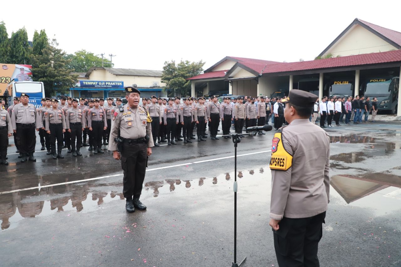 Per Januari 2024, Sebanyak 89 Personel Polres Kediri Naik Pangkat