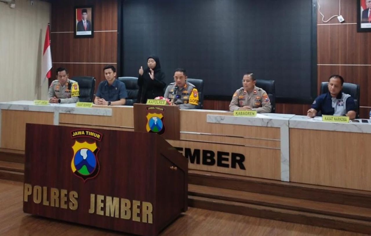 Sepanjang 2023 Kasus Narkoba Penyalahgunaan Narkoba di Jember Turun