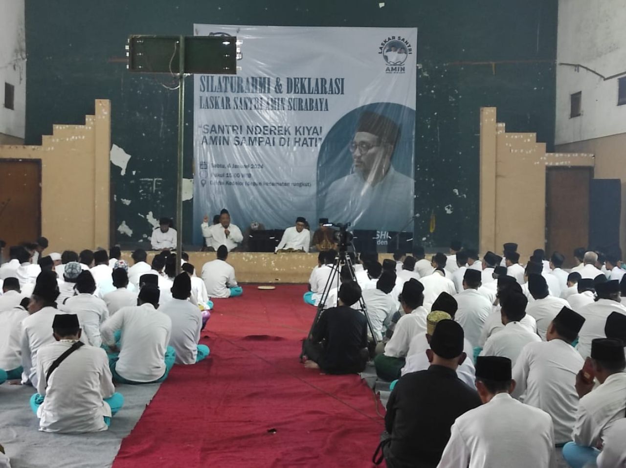 Dukung Pasangan Anies-Muhaimin Gus Salam Deklarasi Laskar Santri