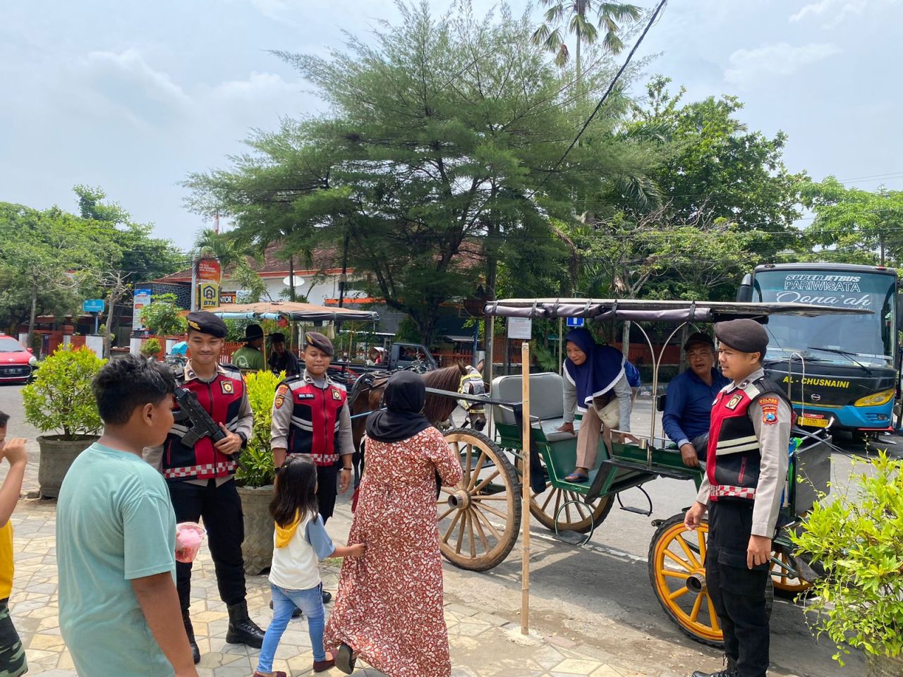 Patroli Presisi Polres Tulungagung Sasar Objek Vital dan Daerah Rawan Kecelakaan