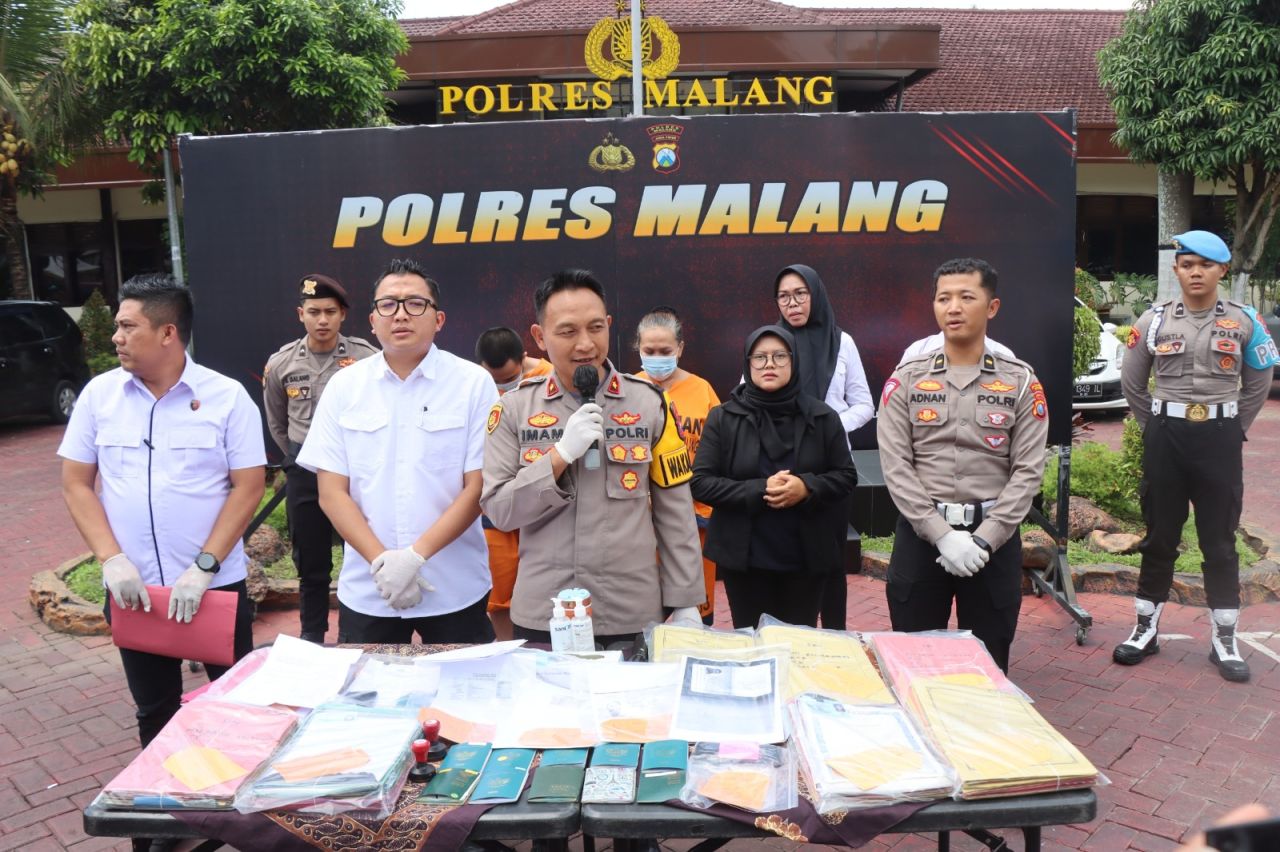 Polres Malang Selamatkan Belasan Calon Pekerja Migran Indonesia