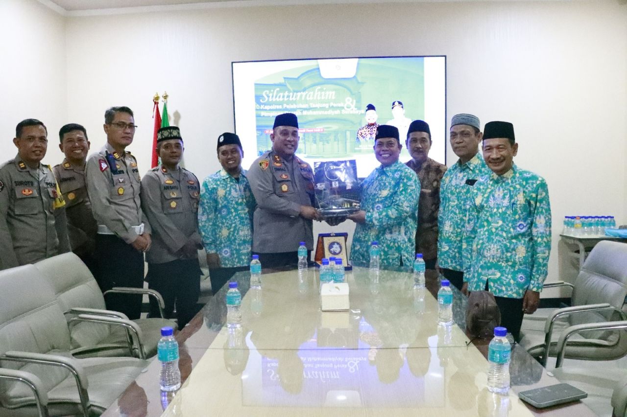 Sukseskan Pemilu 2024, Polres Pelabuhan Tanjung Perak Silaturahmi dengan PD Muhammadiyah Surabaya