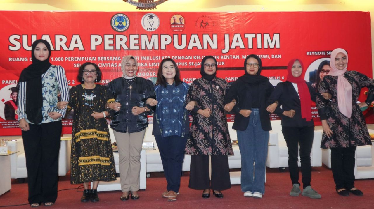 Bersama Deputi Inklusi TPN Ganjar-Mahfud Perempuan Jatim Bersuara