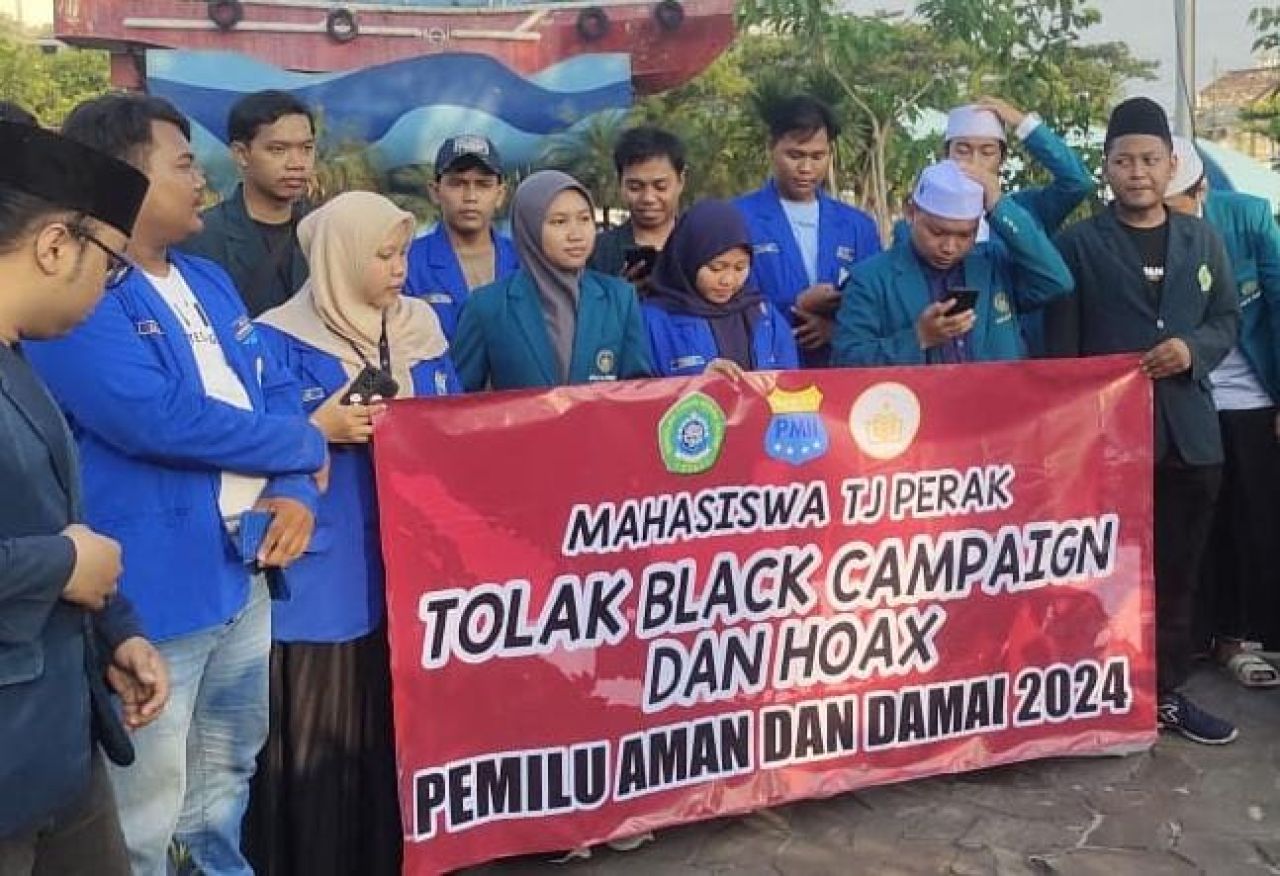 Himpunan Mahasiswa Tanjung Perak Deklarasikan Tolak Black Campaign dan Hoaks