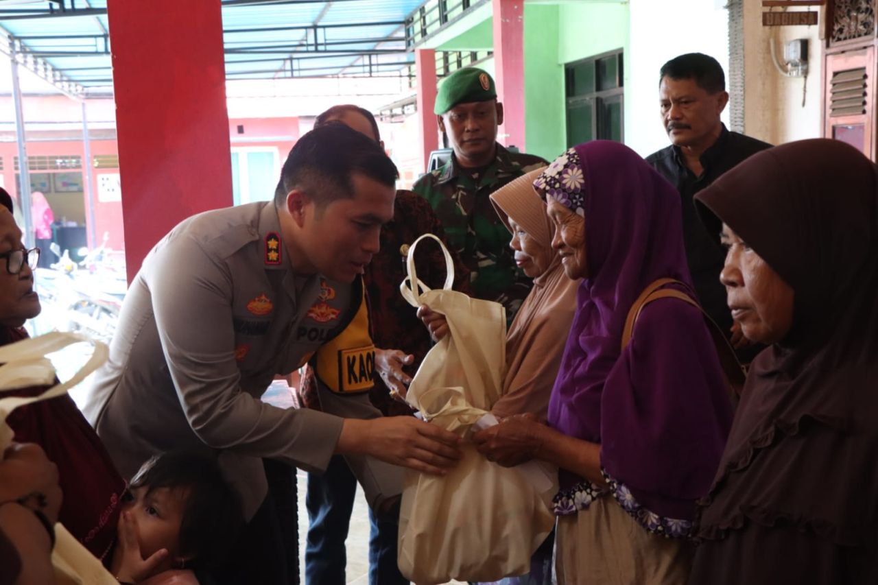 Wujudkan Pemilu Damai, Polres Nganjuk Gelar Nusantara Cooling System