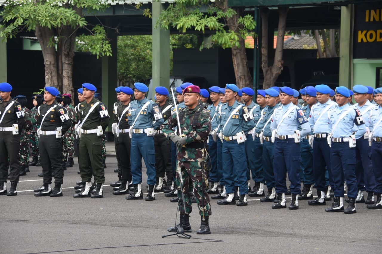 Apel Gabungan TNI-Polri, Begini Pesan Pangdam V Brawijaya