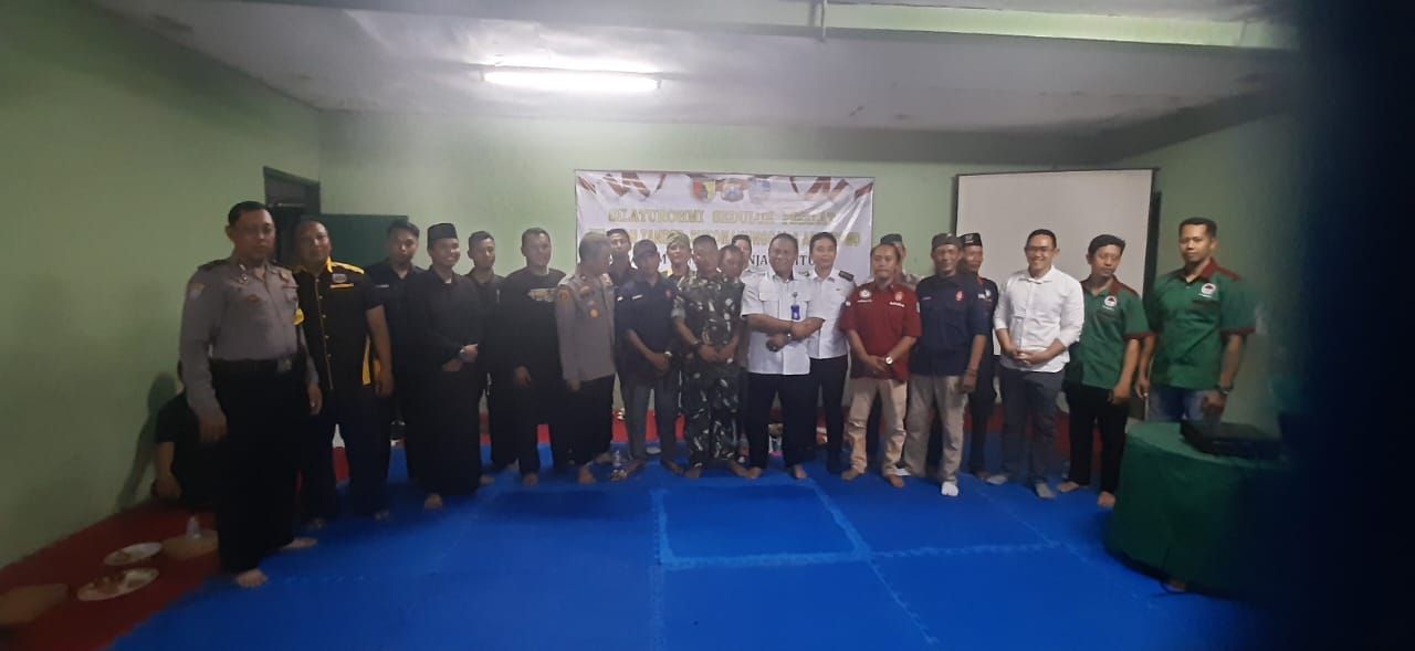 Cipta Kondisi Menelang Pemilu 2024, Koramil Tandes Silaturahmi Bersama Perguruan Silat