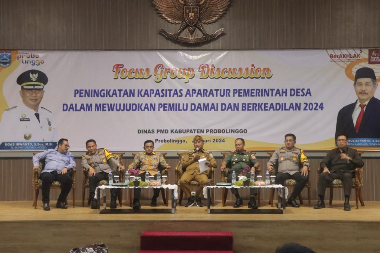 Ciptakan Pemilu Damai Berkeadilan, Polres Probolinggo Gelar FGD