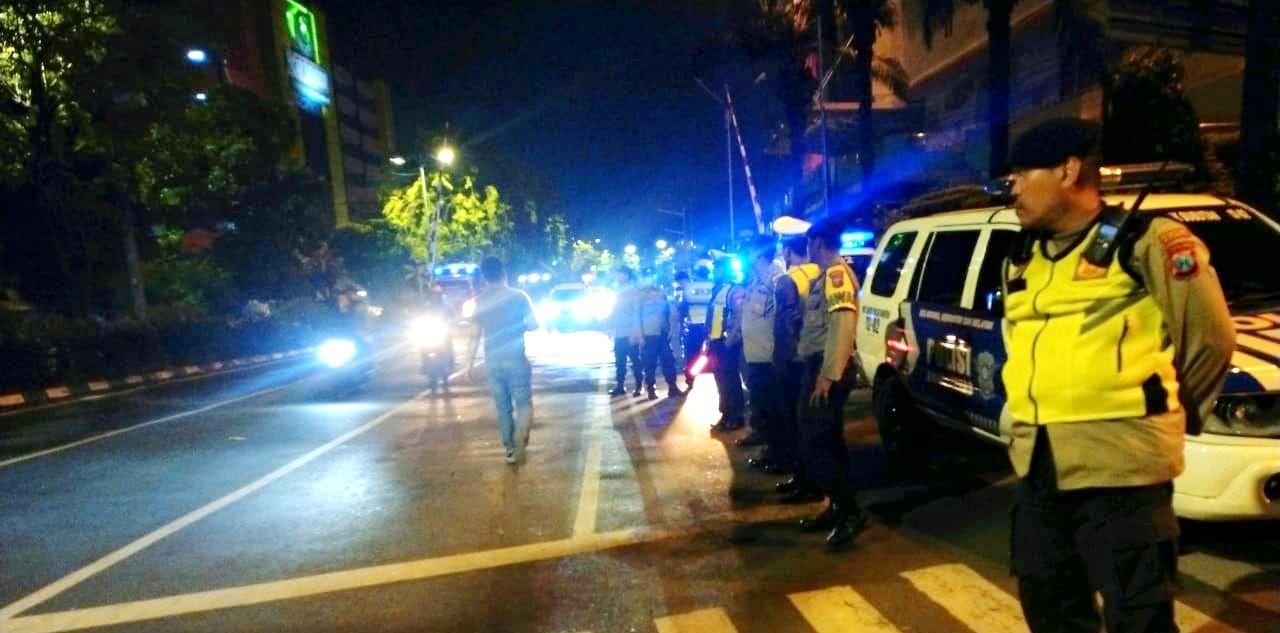 Polisi Rayon 1 Polrestabes Surabaya Sisir Jalan Rawan Tawuran Remaja