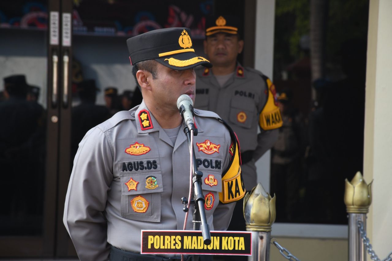 Turut Sukseskan Pemilu Damai, Polres Madiun Kota Apresiasi Masyarakat